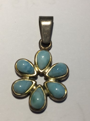 Pendentif argent pierres - en, et