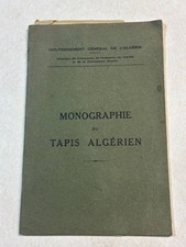 Monographie du tapis algérien | Bon état