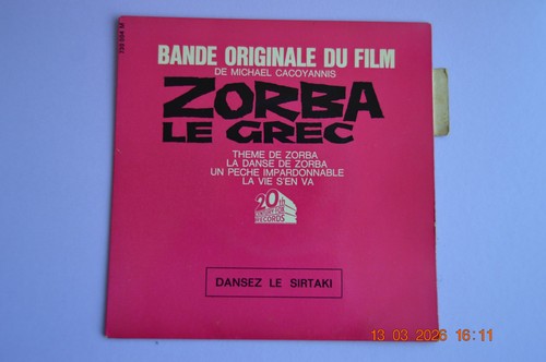 Disque vinyle 45tours zorba - 45tours,
