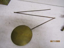 ancien balancier d horloge comtoise lentille  pendule horloge