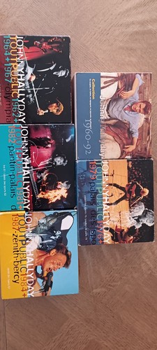 Johnny hallyday lot - hallyday, coffrets