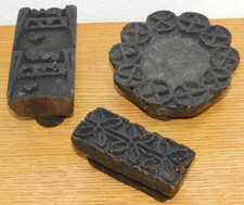 vintage 3 PLAQUE TAMPON en