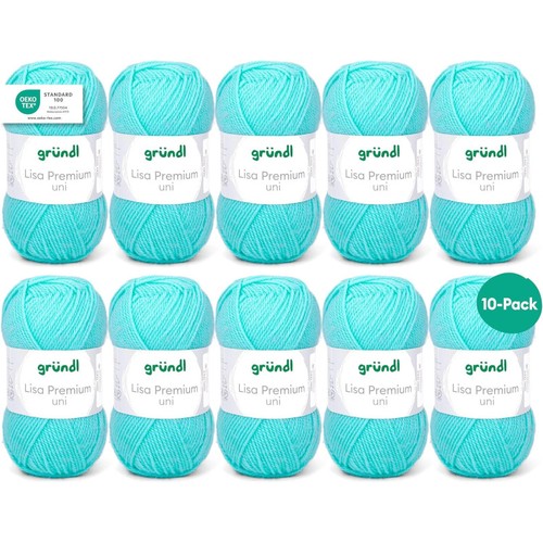 Pelotes laine bleu - 10, de