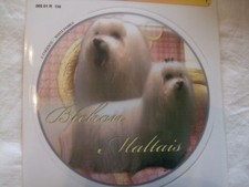 1 autocollant - motif chien