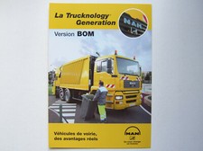 Catalogue, brochure, camion, truck, MAN TGA 6x2, benne à ordure ménagère, 2002