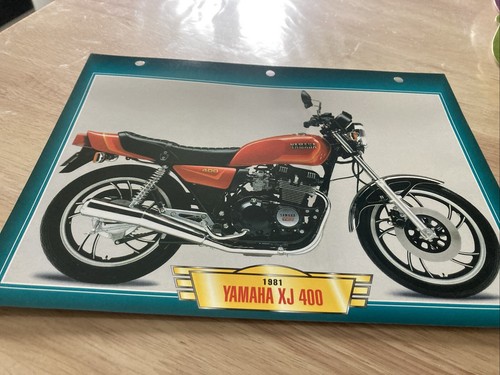Yamaha xj400 1981 400 fiche - xj400, xj