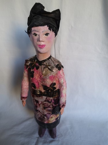 Poupée papier maché - poupÉe,