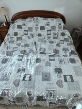 Couvre Lit Boutis Soleil d'Ocre 240x240 + 2 Taies d'Oreiller 65x65