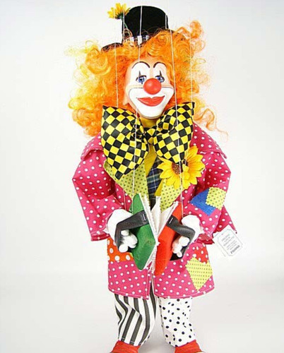 Clown marionnette art - clown, d'art