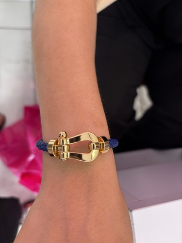 Bracelet câble cordon - bracelet, bleu
