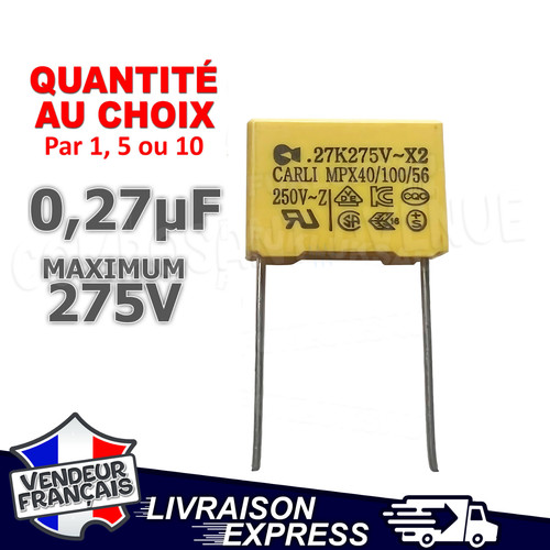 Condensateur mkp mpx40 - mkp, x2