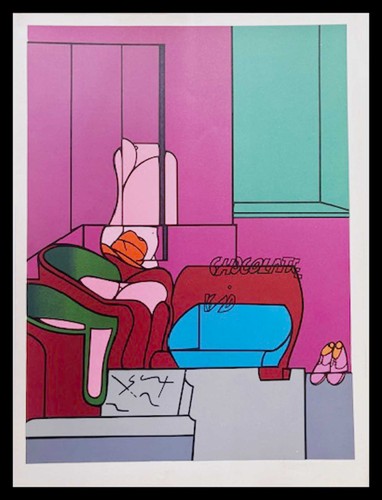 Valerio adami chocolat - valerio,