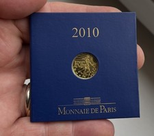 Pièce 100 euros 2010 Or 3,1