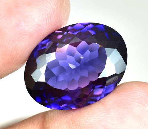 Naturel bleu violet tanzanite - naturel,