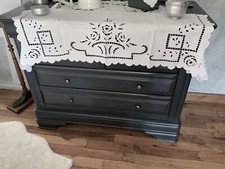 Linge Ancien Dessus Cheminée Ou Commode Festonné Richelieu 1800/1900