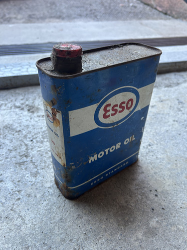 Bidon huile esso - d'huile,
