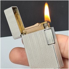 Briquet DUPONT essence aluminium *Petrol Lighter-Feuerzeug-Accendino-N°C8055