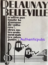 PUBLICITE DELAUNAY BELLEVILLE