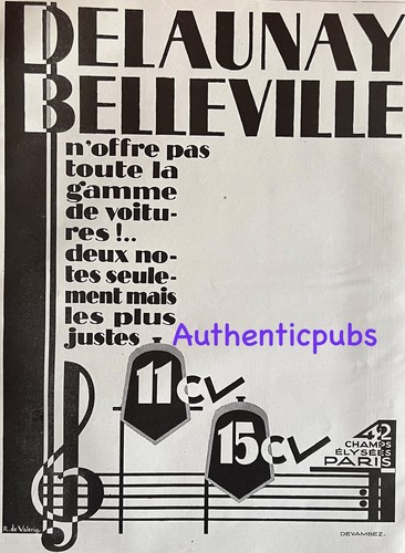 Publicite delaunay belleville - publicite,