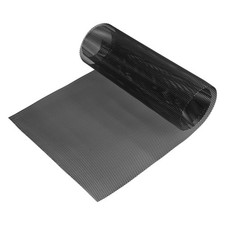 Voiture Grile Maille, 40x13 pouce 6x3mm Rhombique Trou Aluminium Alliage Noir