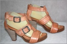 Sandales à talons Cuir