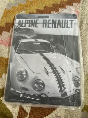Plaque renault alpine édition - plaque,