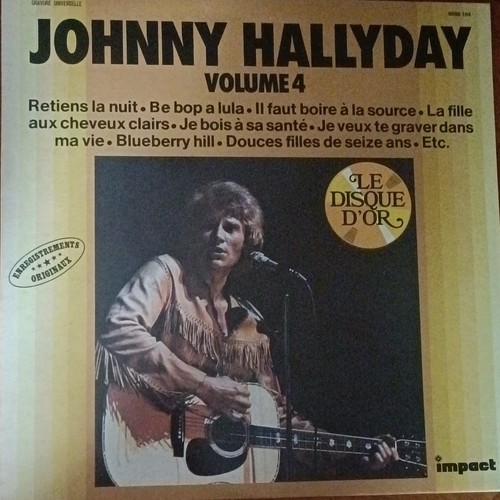 Johnny hallyday vinyle volume - vinyle, "volume
