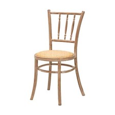 Chaise Lucie bois clair 42x40x89cm