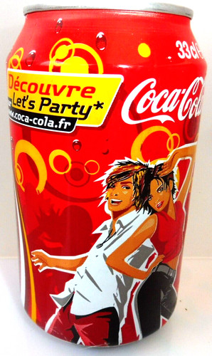 Coca cola canette - vide, 33cl