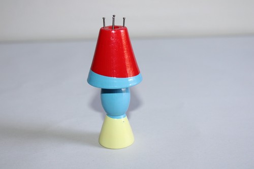 Tricotin lampe bois - lampe, en