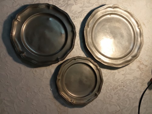 Lot assiettes anciennes en - lot,
