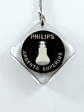 PORTE-CLES - Bourbon - PHILIPS ARGENTA SUPERLUX - Ampoules - Vintage 1960s -