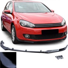 Spoiler Avant Lèvre Sport Performance Noir Brillant pour VW Golf 6 2008-2012
