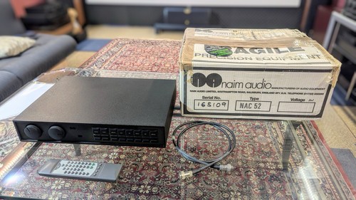 Préampli naim audio nac - 52, et