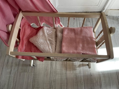Berceau poupee bois - berceau,