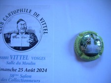 Très RARE capsule champagne 38° Salon des Collectionneurs 2024 VITTEL n°29/480