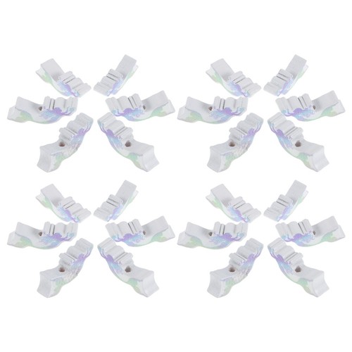 100 pcs perles bois - pcs, en
