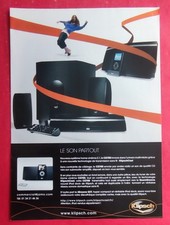 Publicité de presse: Matériel HIFI Home Cinéma CS700 KlipschCast de KLIPSCH 2008