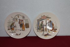 2 ASSIETTES FROMENT RICHARD SARREGUEMINES