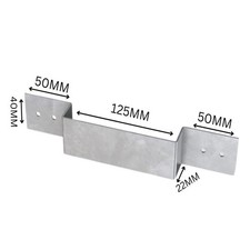 Supports de sécurité de poteau de clôture extra forts pour poteaux de 4 pouce