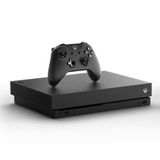 Console Microsoft Xbox One X 1to Noire avec une manette