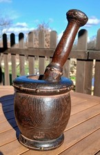 Mortier et Pilon en Bois