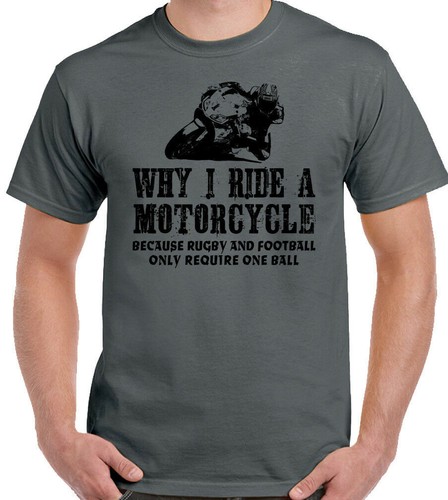 Moto shirt hommes - t-shirt, drôle