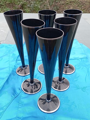 Flutes champagne h 24cm - 6, à