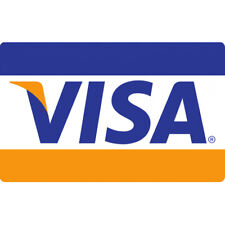 Paiement par carte Visa 2 accepté - 15x9.2cm - Sticker/autocollant