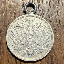 PIECE 2 REICHSPFENNIG 1906 F (1176) MONTEE EN PENDENTIF