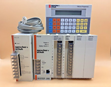 SPRECHER+SCHUH SESTEP 290 PCU-20 WITH INPUT/OUTPUT MODULE AND  PRG-20 PROGRAMMER