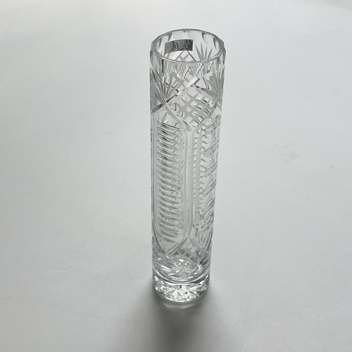 Ancien vase soliflore cristal - soliflore,