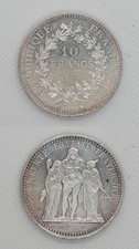 Pièce de 10 Francs en Argent Hercule daté de 1970