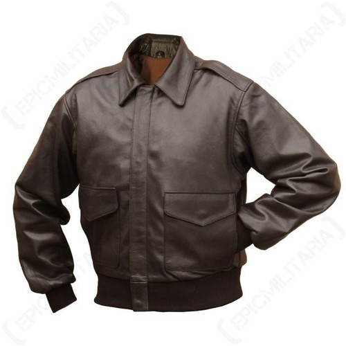 Veste cuir pilote des - en,
